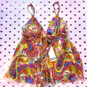 D&G Silk Camisole, Italian size 38 (XS)